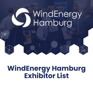 WindEnergy Hamburg Exhibitor List