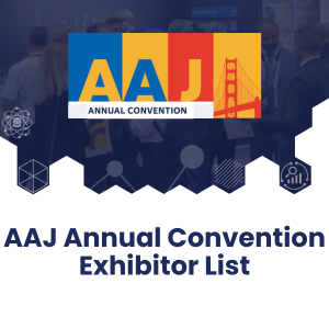 AAJ Annual Convention Exhibitor ListIPPE Show Attendees List