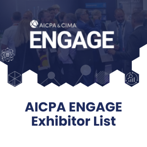 AICPA ENGAGE Exhibitor List