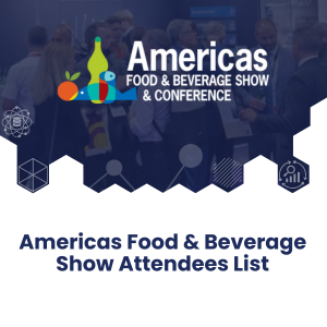 Americas Food & Beverage Show Attendees List