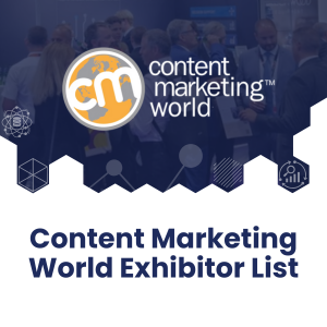 Content Marketing World Exhibitor List