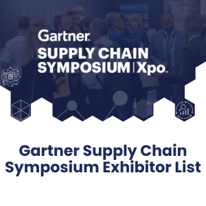 Gartner Supply Chain Symposium Exhibitor List