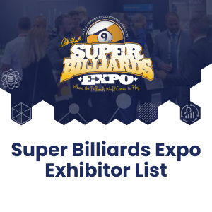 Super Billiards Expo Exhibitor List