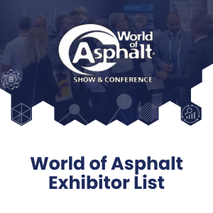 World of Asphalt Exhibitor List