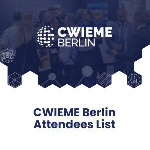 CWIEME Berlin Attendees List