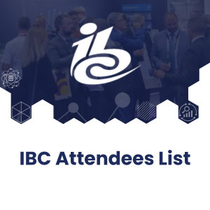 IBC Attendees List