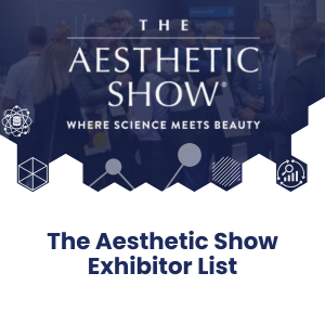The Aesthetic Show Exhibitor List